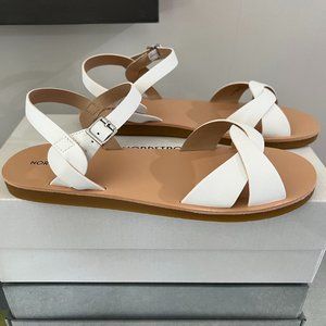 Nordstrom Girl's Shoes Sadee Flat Sandals Size 4 M